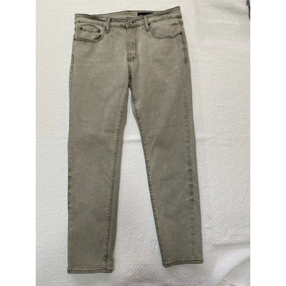 WXYZ Nomad Slim Fit Jeans Mens 31x30 Gray Denim Pants
